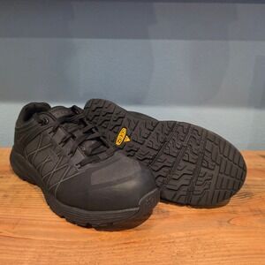 Keen Mens Vista Energy Work Shoe Black Carbon Fiber Safety Toe Sneaker 8.5 EE